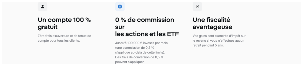 Conditions du PEA chez XTB : 0 % de commission jusqu’à 100 000 euros investis par mois